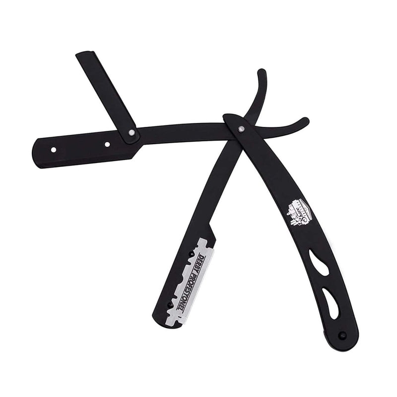 The Shave Factory Straight Edge Razor Kit (Black/Barber No3 Cologne - Nordavory