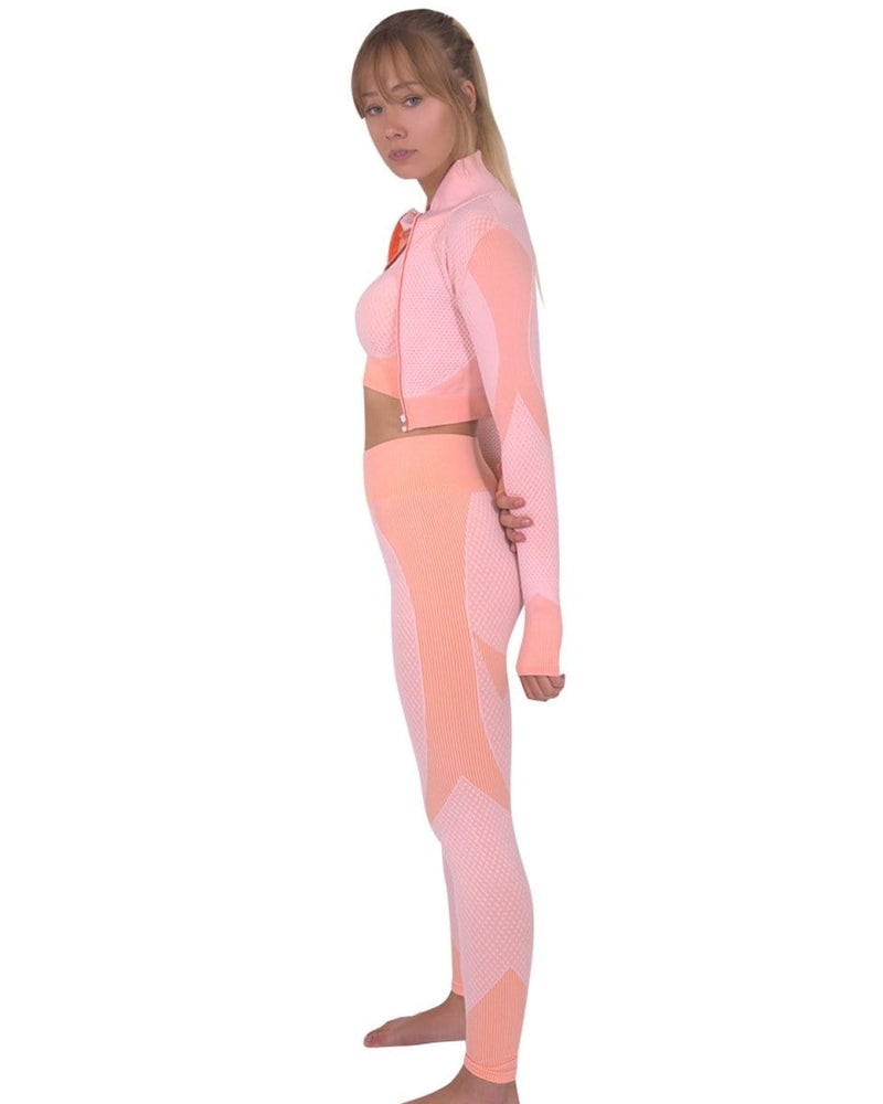 Trois Seamless Sports Jacket - Pink Activewear nordavory