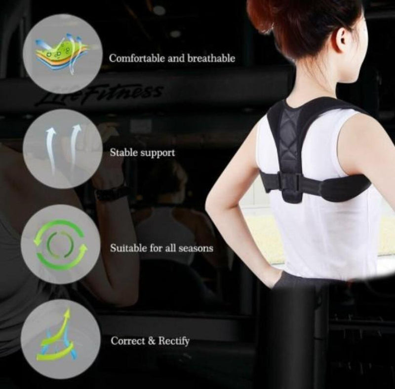 Unisex Adjustable Back Posture Corrector - Nordavory