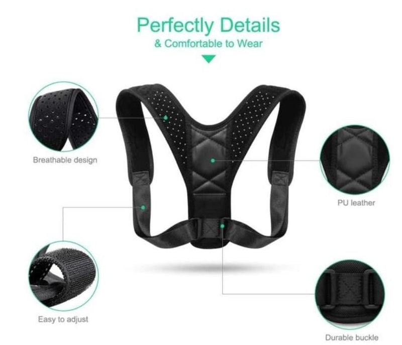 Unisex Adjustable Back Posture Corrector - Nordavory
