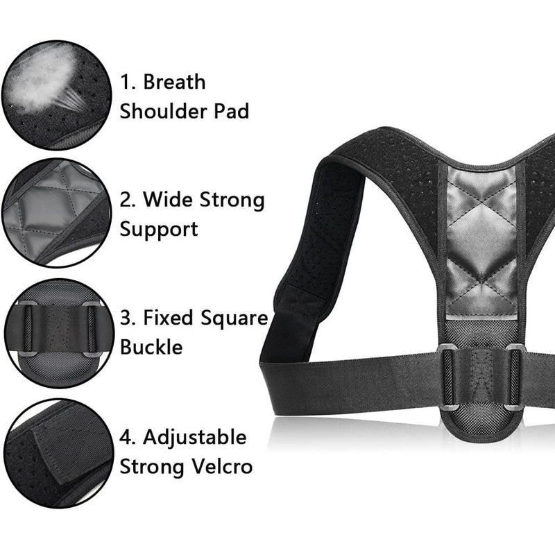 Unisex Adjustable Back Posture Corrector - Nordavory