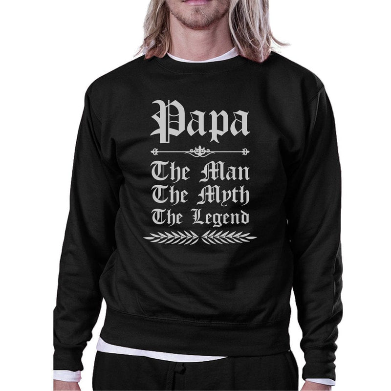 Vintage Gothic Papa Mens/Unisex Fleece Sweatshirt - Nordavory