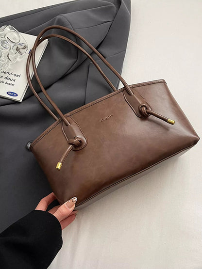 Vintage Style Leather Shoulder Bag-Nordavory
