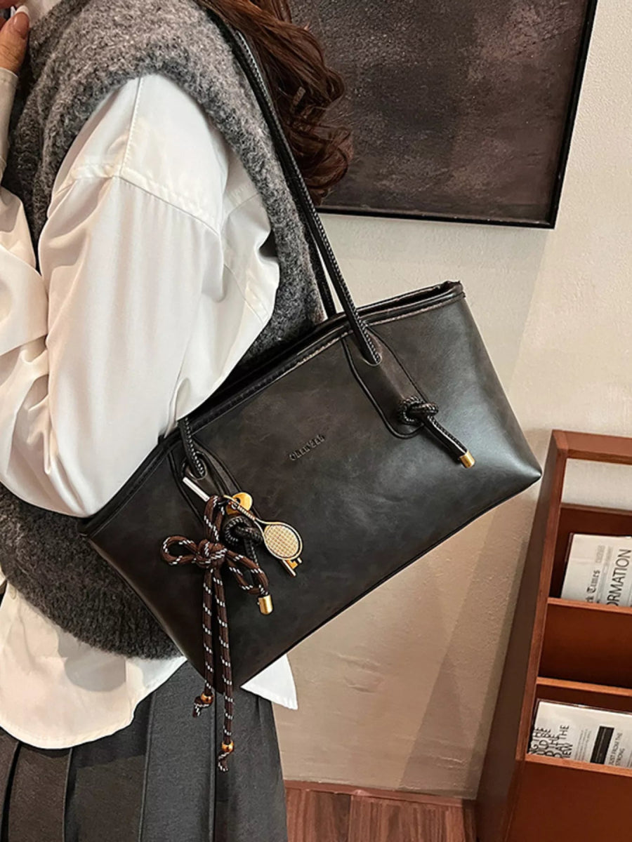 Vintage Style Leather Shoulder Bag-Nordavory