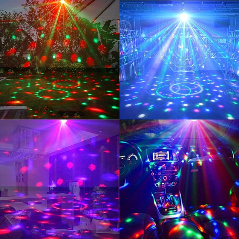 VoiceControlled RGB Disco Ball with Remote - Nordavory