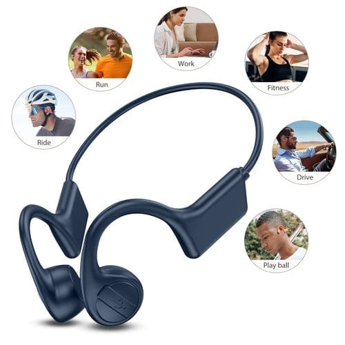 Waterproof Bone Conduction Headphones Perfect for Swimming Cycling Mobile & Laptop Accessories nordavory