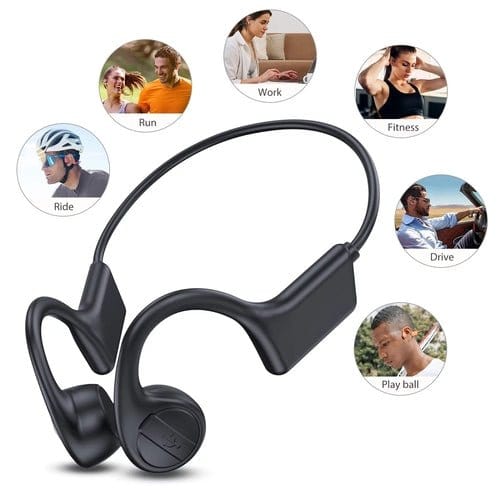 Waterproof Bone Conduction Headphones Perfect for Swimming Cycling Mobile & Laptop Accessories nordavory