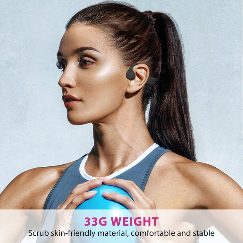 Waterproof Bone Conduction Headphones Perfect for Swimming Cycling Mobile & Laptop Accessories nordavory