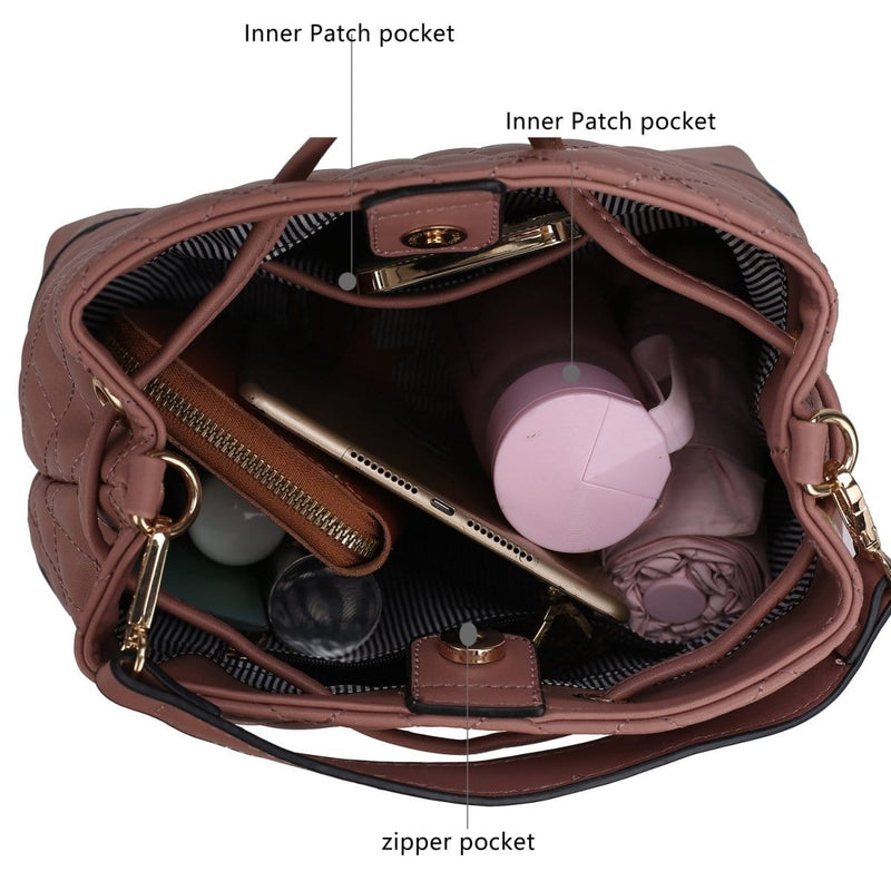 Wendy Bucket Bag with Wristlet Bags & Wallets nordavory