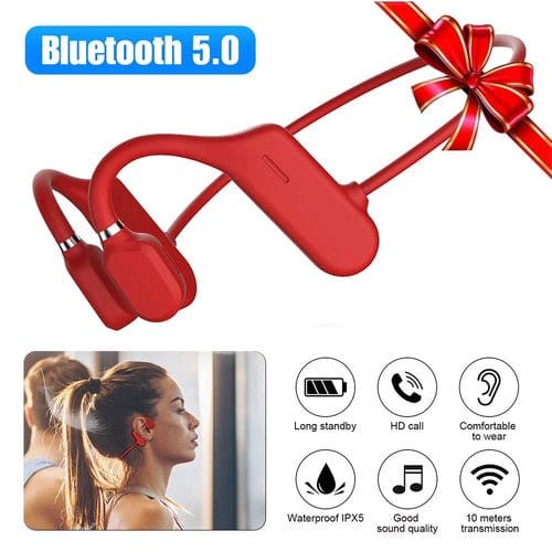 Wireless Bluetooth 5.0 Open Ear Headphones Waterproof Sports Healthcare nordavory