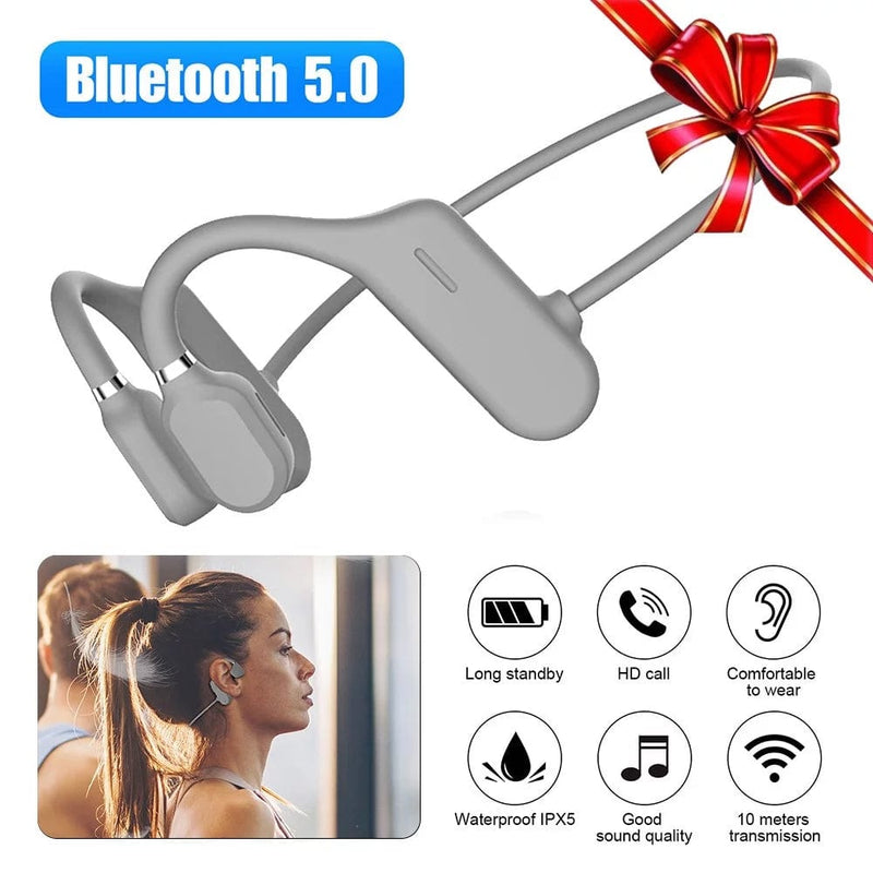 Wireless Bluetooth 5.0 Open Ear Headphones Waterproof Sports - Nordavory