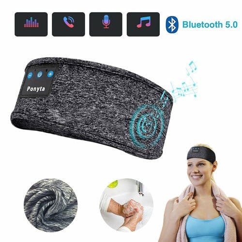 Wireless Bluetooth Sleeping Headphones Sports Headband Eye Mask Sports & Outdoors nordavory