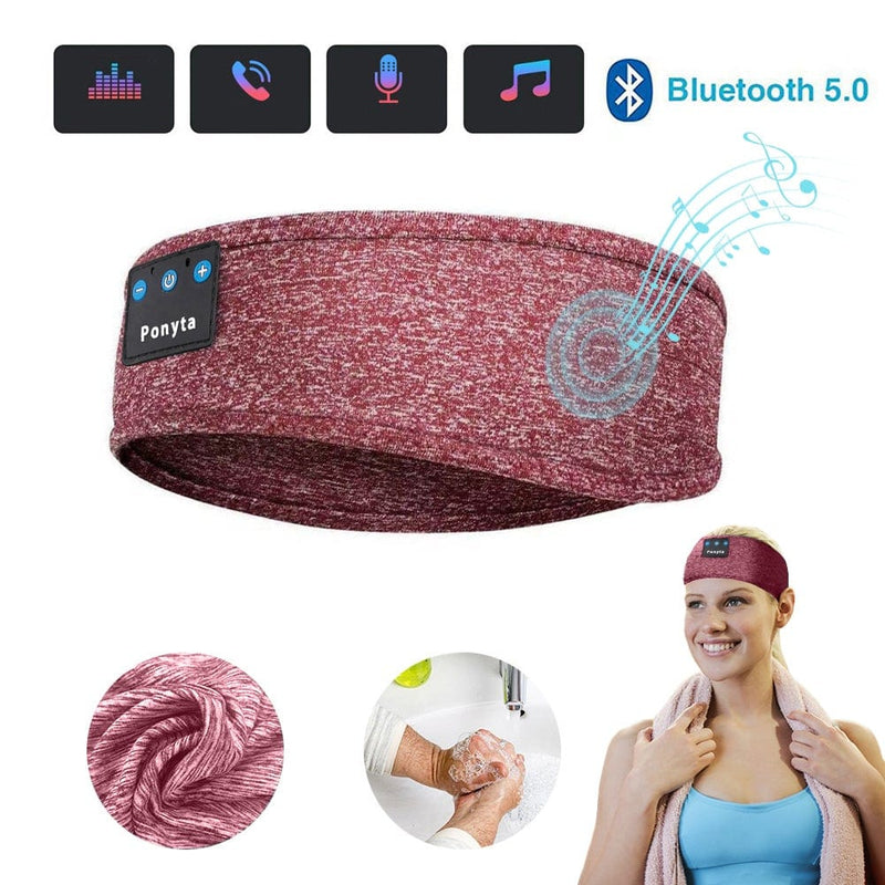 Wireless Bluetooth Sleeping Headphones Sports Headband Eye Mask Sports & Outdoors nordavory