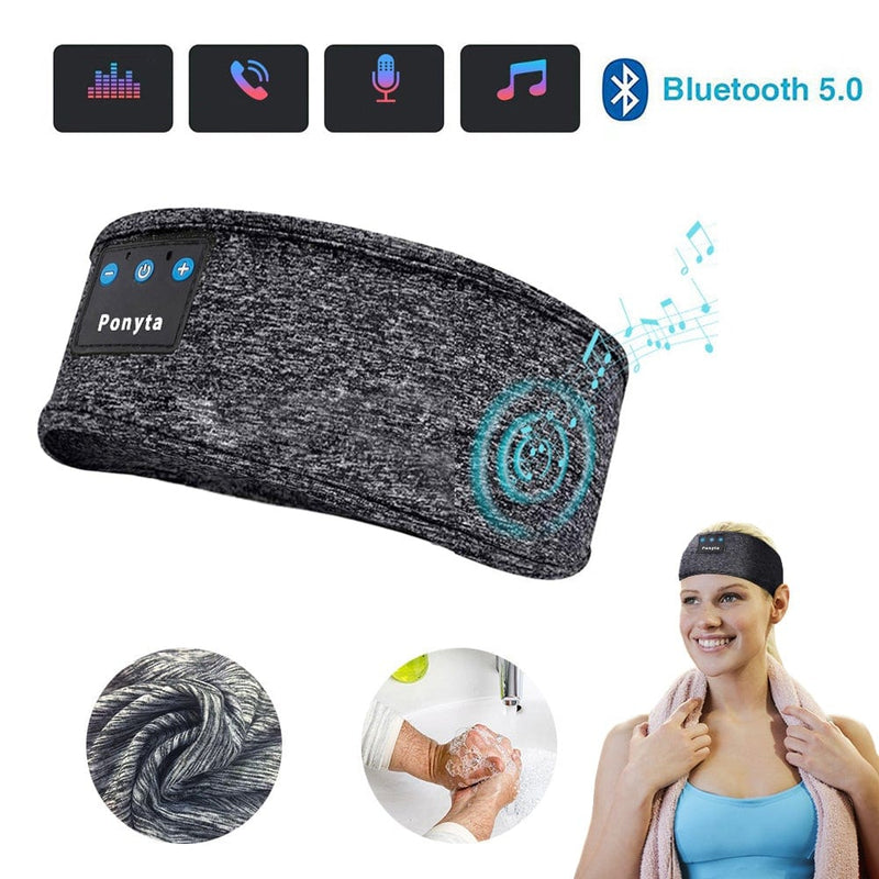 Wireless Bluetooth Sleeping Headphones Sports Headband Eye Mask Sports & Outdoors nordavory