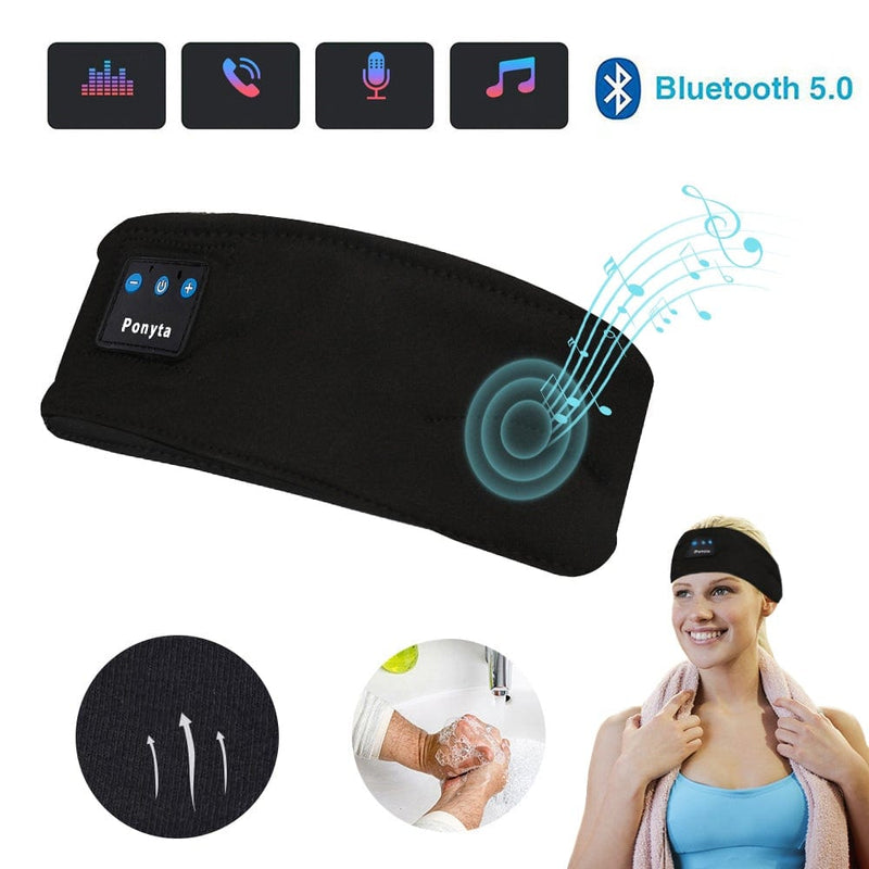 Wireless Bluetooth Sleeping Headphones Sports Headband Eye Mask Sports & Outdoors nordavory